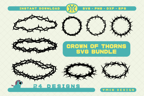 Crown of Thorns SVG Bundle: A Designer's Review
