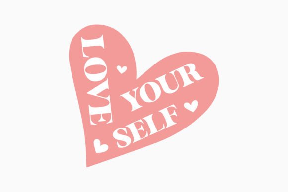 Love Your Self Retro Boho SVG Design for Graphics and Crafts