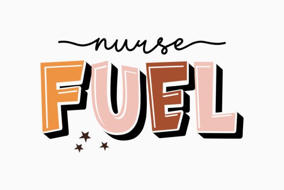 Nurse Fuel: A Versatile Graphics Asset for Crafts and Digital Sellers