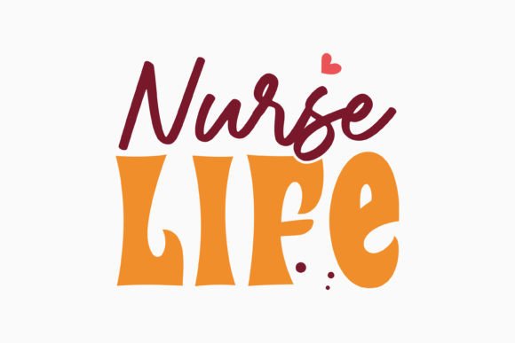 Nurse Life Retro SVG: A Versatile Graphic for Crafts and Marketing