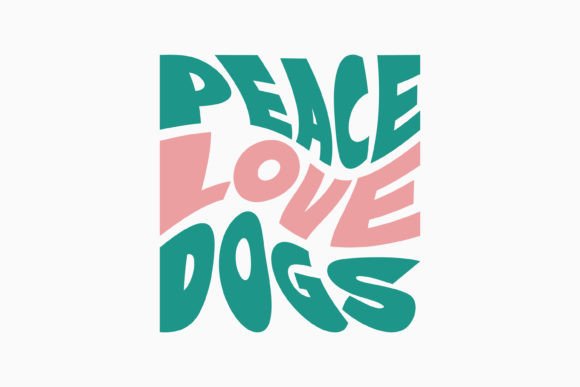 Peace Love Dog Retro SVG: A Versatile Embroidery Design