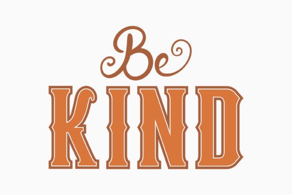 Retro Be Kind SVG Design: A Versatile Asset for Crafts and Graphics