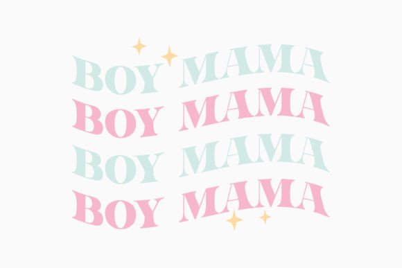 Retro Boy Mom SVG: A Versatile Graphic for Mothers Day Crafts