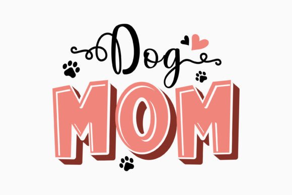 Retro Mothers Day Quote SVG Dog Mom: A Crafty Graphics Gem