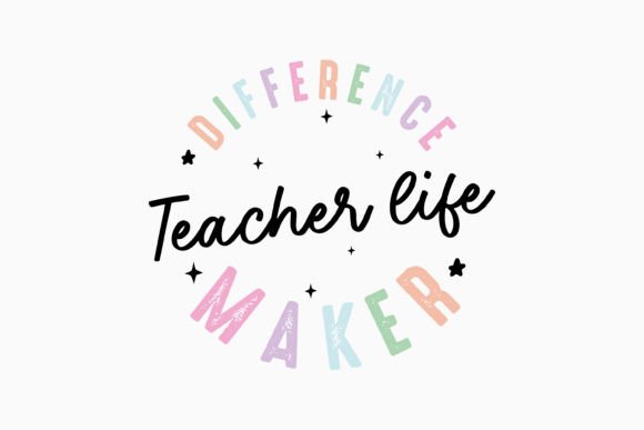 Review: Difference Maker Teacher Life Retro Graphics for Crafts