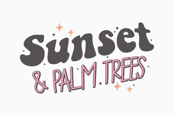 Review: Sunset and Palm Retro Summer Quotes SVG for Crafts