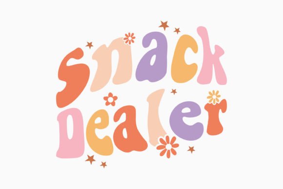 Snack Dealer: A Retro Mothers Day Embroidery Design