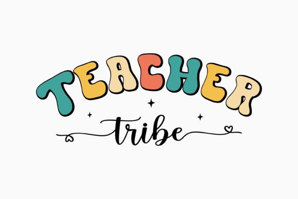Teacher Tribe Retro Teacher SVG: A Must for Graphics & Crafts